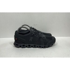 On Cloud 5 Shoes Triple Black Running Athletic Sneakers Women's Size 8